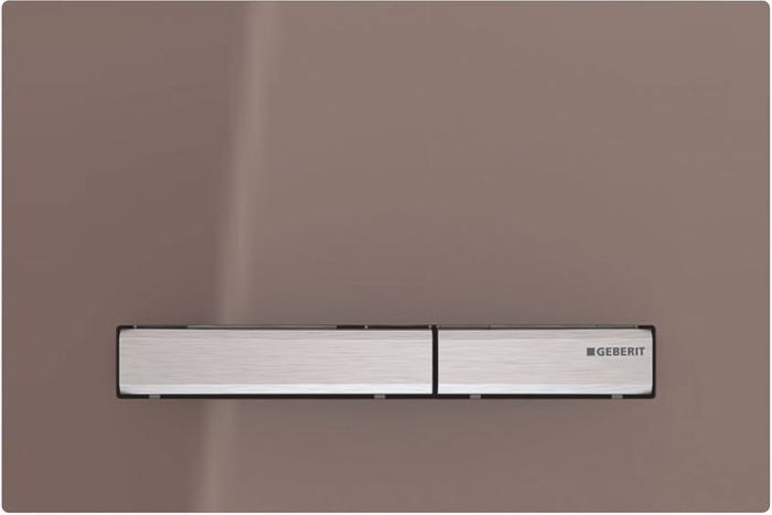 Кнопка смыва Geberit Sigma 50 115.788.SQ.2 темно-коричневое стекло