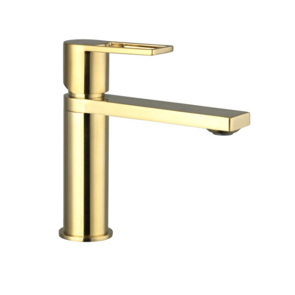 Смеситель умывальник, без д/к (мат.золото) Caprigo, 54-020-brg