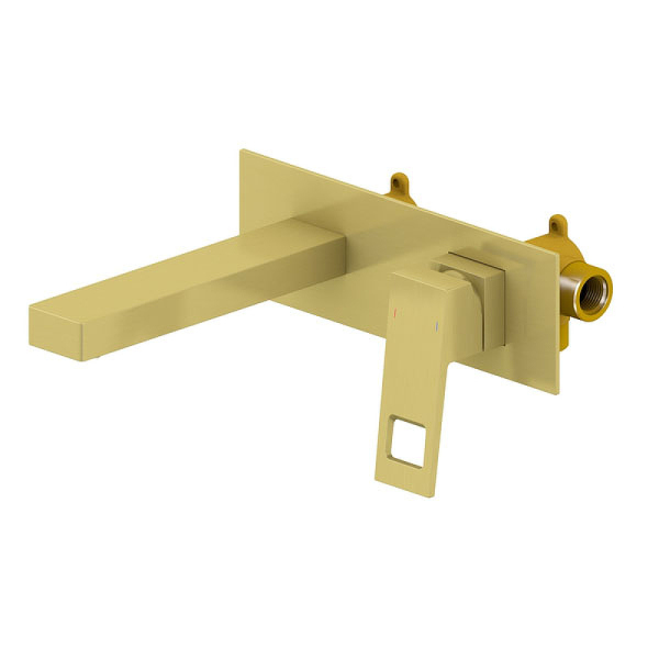 Смеситель для раковины встроенный Timo Briana (7171/17SM) золото матовое