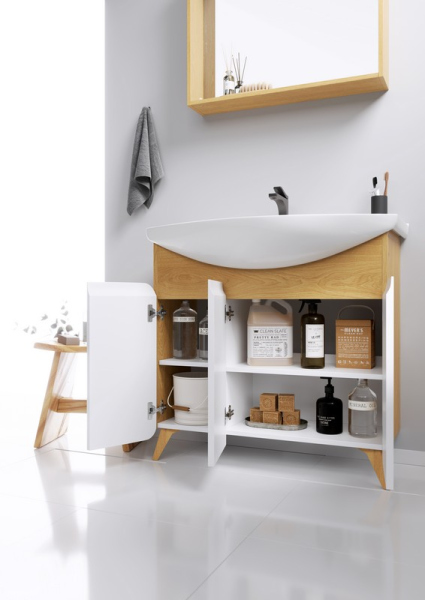 Напольная тумба без раковины AQWELLA 105 см, BAS0110DZ