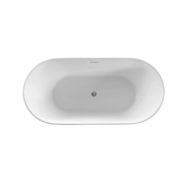 Ванна акриловая Vincea VBT-426-1700 1700*800*580, цвет белый, щелевой перелив, слив хром