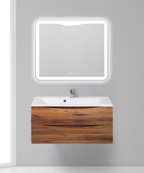 Тумба с раковиной Belbagno MARINO, MARINO-800-2C-SO-RC-P+ BB800/450-LV-MR-PR (готовый набор)