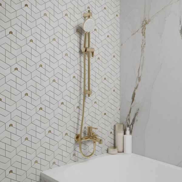 Шланг для душа IDDIS золото матовое, ПВХ, 1.5м, (04P15MGi19)