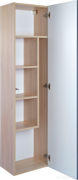 Шкаф-пенал Cersanit Smart ясень, белый