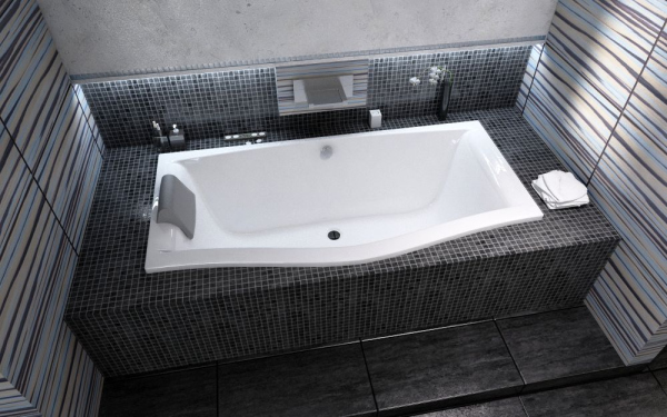 Подголовник для ванны Ravak Magnolia серый