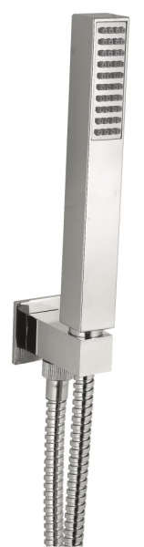 CZR-L-DEFA-BIO Ручной душ с гибким шлангом 150 см, штуцером и держателем, исполнение белый матовый