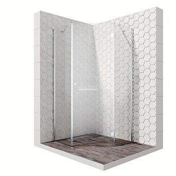 Душевое ограждение Ambassador Diamond 12011112R (1000x1000x2000)