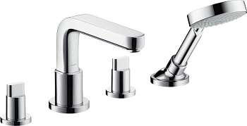 Смеситель Hansgrohe Metris S 31446000 на борт ванны