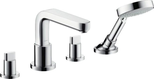 Смеситель Hansgrohe Metris S 31446000 на борт ванны