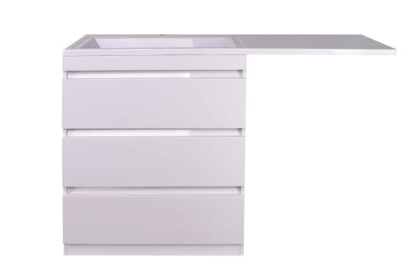 Тумба для комплекта Style Line Даллас 140 люкс, белая