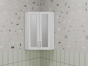 Подвесной шкаф Style Line 450/800 угловой (стекло), ЛС-00002331