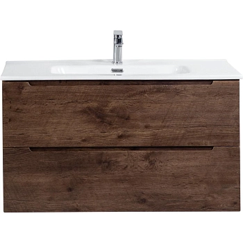 Belbagno База под керамическую раковину подвесная с двумя выкатными ящиками, ETNA-1000-2C-SO-RW-P