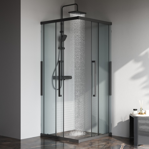 Душевое ограждение 90x90 см, без поддона AM.PM Func, W84G-403-9090-BТ