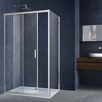 Душевой уголок Vincea Alpha VSR-3AL9012CL, 1200*900, хром, стекло прозрачное