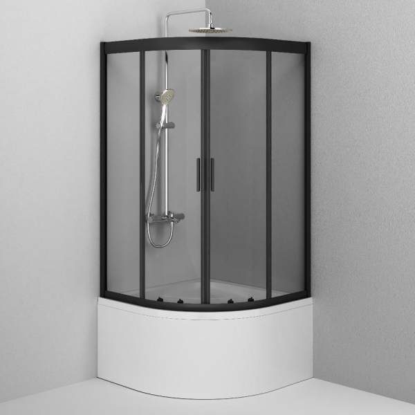 Душевое ограждение 90x90 см, без поддона AM.PM Gem, W90G-401A090BT