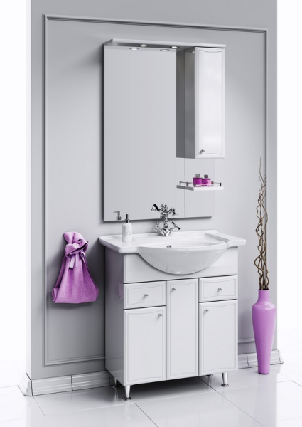 Зеркало AQWELLA 80см., Ba.02.08