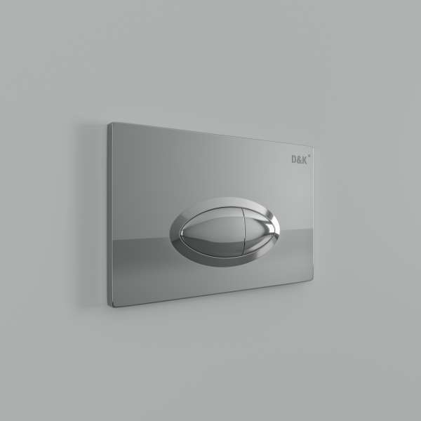 Клавиша смыва D&K хром Rhein.Marx (DB1399001)