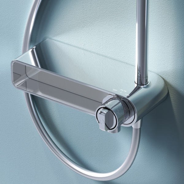 Душевая система со смесителем-полкой AM.PM X-Joy, F0785A700