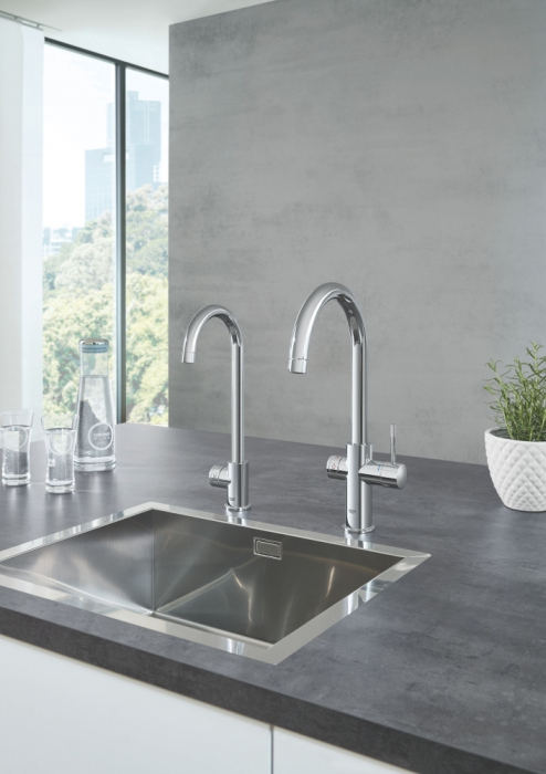 Смеситель Grohe Red II Mono 30085001 для кухонной мойки, с водонагревателем