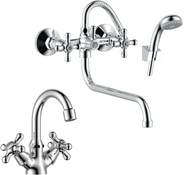 Набор смесителей Rossinka SET02-50 "2 в 1"