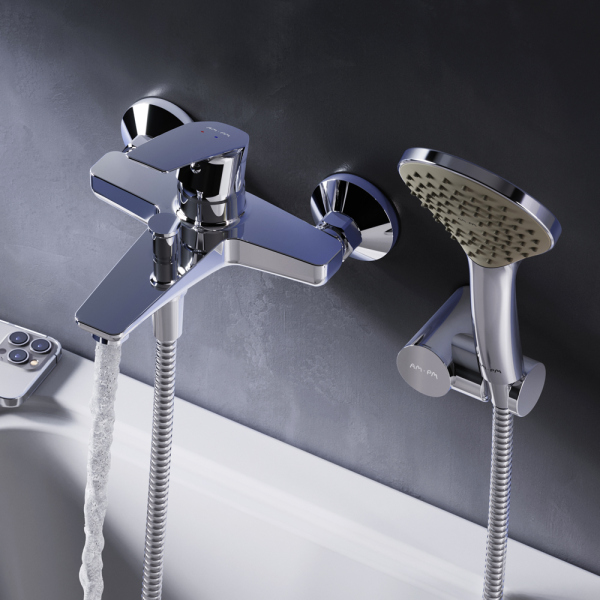 Смеситель для ванны и душа AM.PM Gem, F90A15000