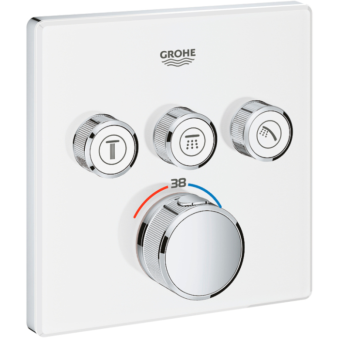 Термостат Grohe Grohtherm SmartControl 29157LS0 для душа, moon white