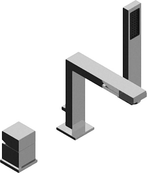 Смеситель Cezares Levico LEVICO-BVD-01-Cr на борт ванны