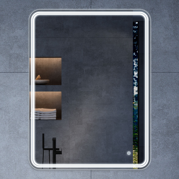 Зеркало Vincea LED VLM-3MA600 600х800 c сенсорным выключателем и диммером