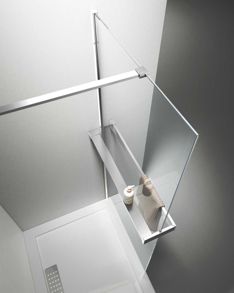 Душевая перегородка Vincea Walk-In HR VSW-4HR900CL, 900*2000, хром, стекло прозрачное