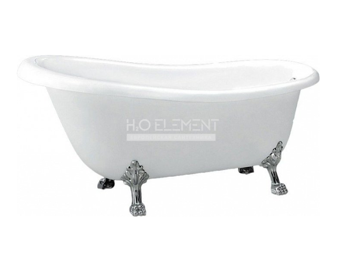 Акриловая ванна BelBagno 170x80 BB04-BRN/BIA