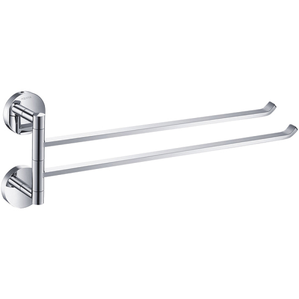 Полотенцедержатель Aquatek Бетта AQ4613CR двойной поворотный Хром
