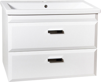 Тумба для комплекта Style Line Лотос 80 Люкс Plus подвесная, белая