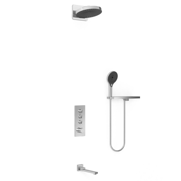 Душевой комплект Vincea VSFW-433TI1RCH встраиваемый, хром