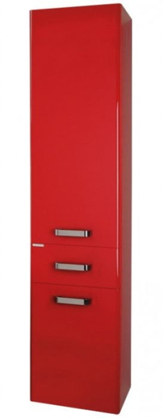 Шкаф-колонна подвесная Акватон Америна цвет Бордо 1A135203AM940