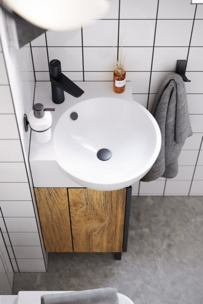 Напольная тумба без раковины AQWELLA 45см, POR0104DB