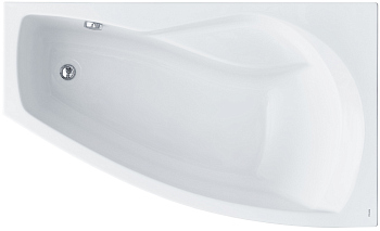 1.WH11.1.985 МАЙОРКА 150х90 ванна асимметричная акриловая правосторонняя белая