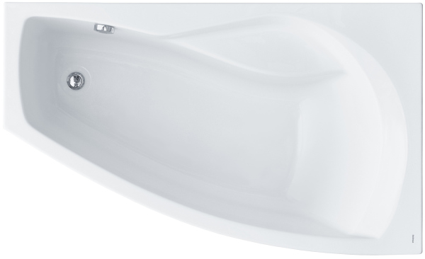 1.WH11.1.985 МАЙОРКА 150х90 ванна асимметричная акриловая правосторонняя белая