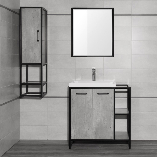 Тумба для комплекта Style Line Лофт 60/80 бетон