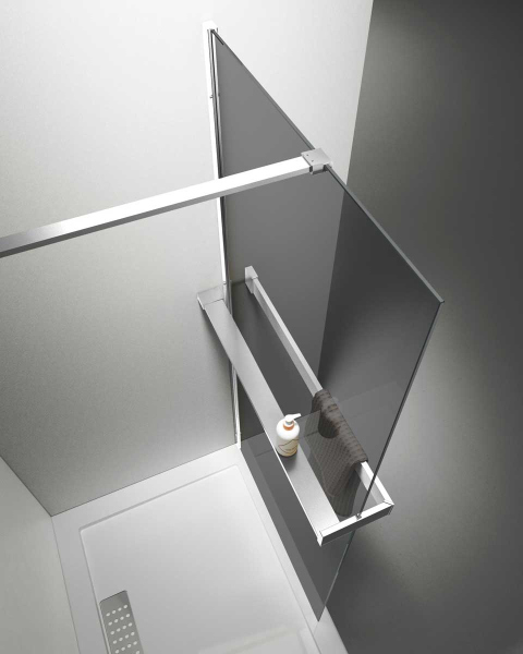 Душевая перегородка Vincea Walk-In HR VSW-4HR900CG, 900*2000, хром, стекло тонированное