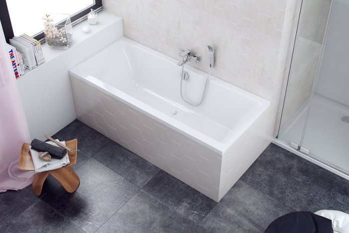 Акриловая ванна Excellent Pryzmat WAEX.PRY18WH