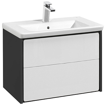 Тумба для комплекта Roca Ronda 70 белый глянец, антрацит