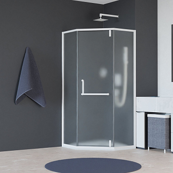 Душевой уголок RGW HO-084W, 350608400-25, Белый, 100*100*195