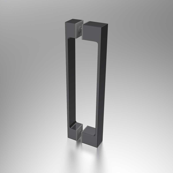 Душевая дверь Vincea Alpha VDP-3AL800CLGM , вороненая сталь, стекло прозрачное