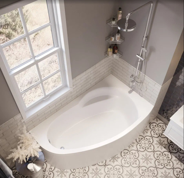 Акриловая ванна Eurolux BAGI 170x100 R+ каркас+ экран (E2017010009R+ E5170100049+ Е6017010001)