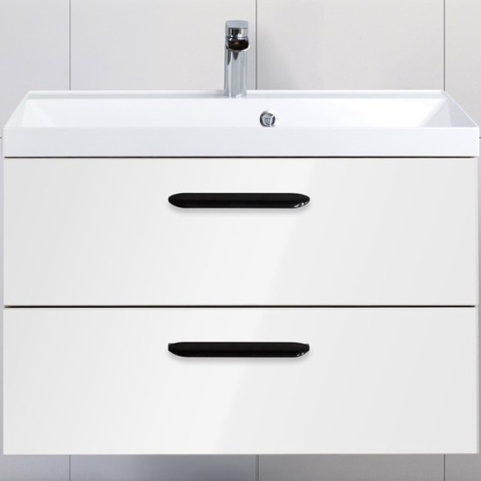 Belbagno База под раковину подвесная с двумя выкатными ящиками, AURORA-800-2C-SO-BL
