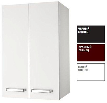 Шкаф-пенал Dreja Q Max 65037 черный глянец