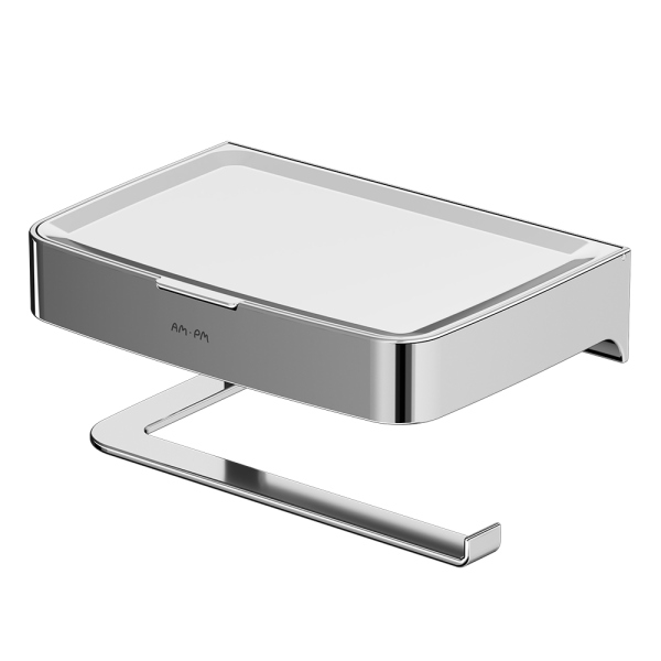 Держатель туалетной бумаги AM.PM Inspire V2.0 A50A341500 с полочкой для телефона и контейнером
