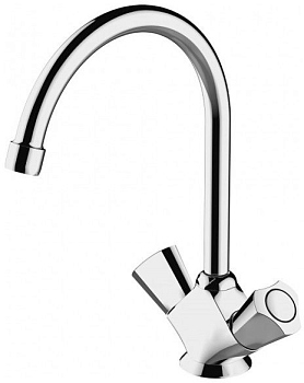 Смеситель для умывальника Bravat Duo F1133186CP-RUS