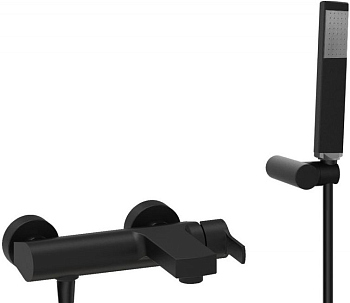 Смеситель Cezares Ovest VDM-NOP для ванны с душем, черный