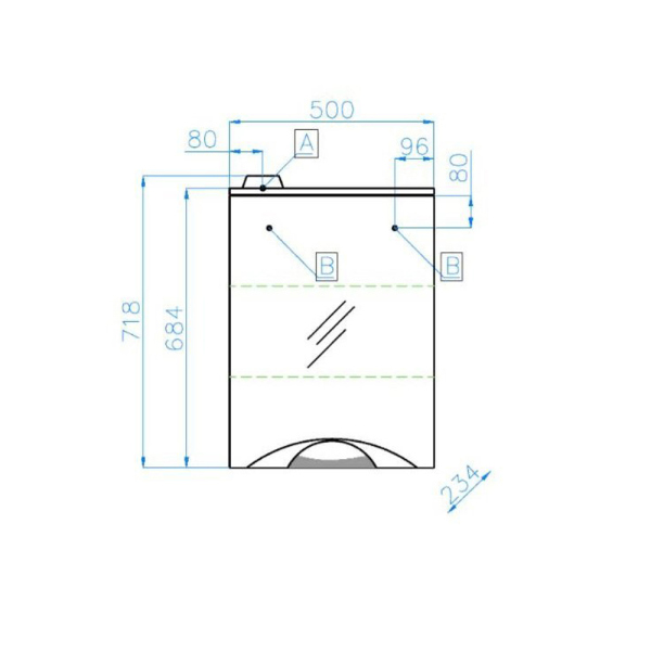 Зеркало-шкаф Style Line, ЛС-000010038